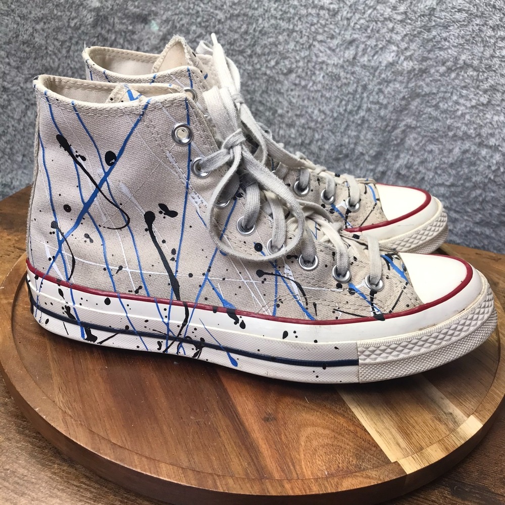 Converse Chuck Taylor 70‎ High Top Archive Paint Splatter M 7 W 9 Multi Sneakers